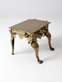 antique brass footman