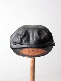 vintage Harley Davidson leather cap