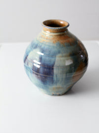 vintage large studio pottery vase