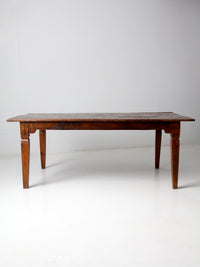 antique wooden dining table