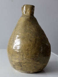vintage free form studio pottery vase