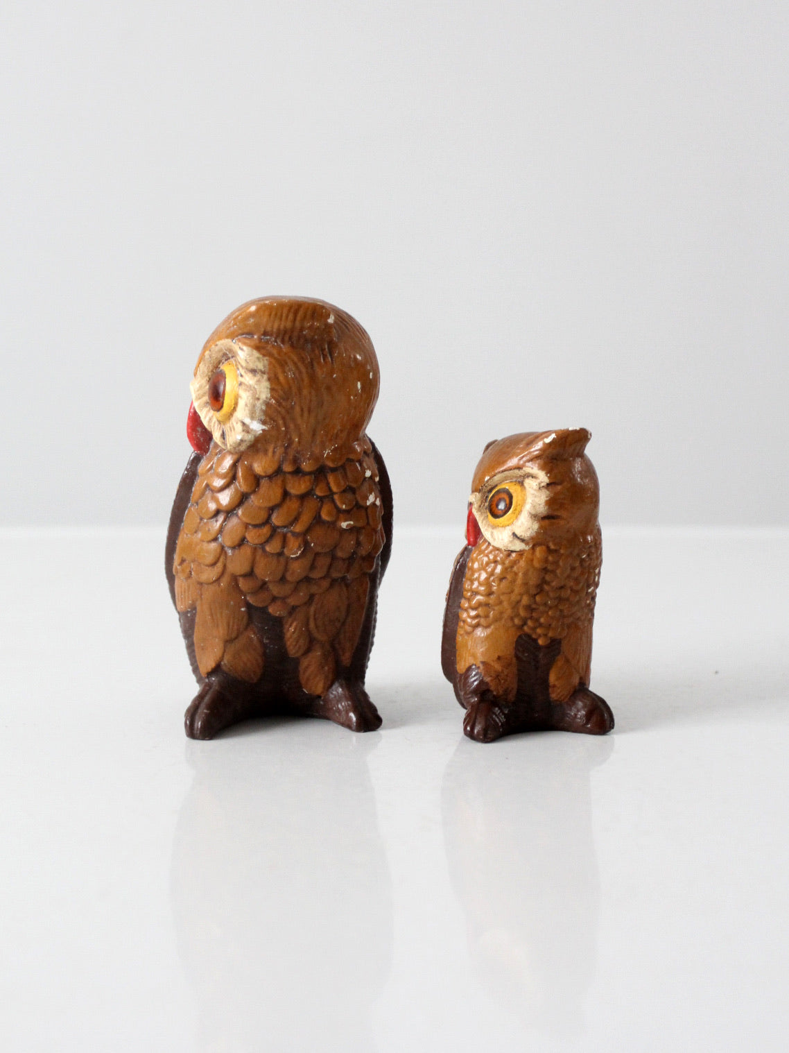 mid-century owls pair
