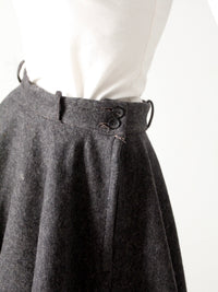 vintage 50s wool circle skirt