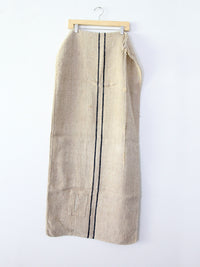antique homespun grain sack