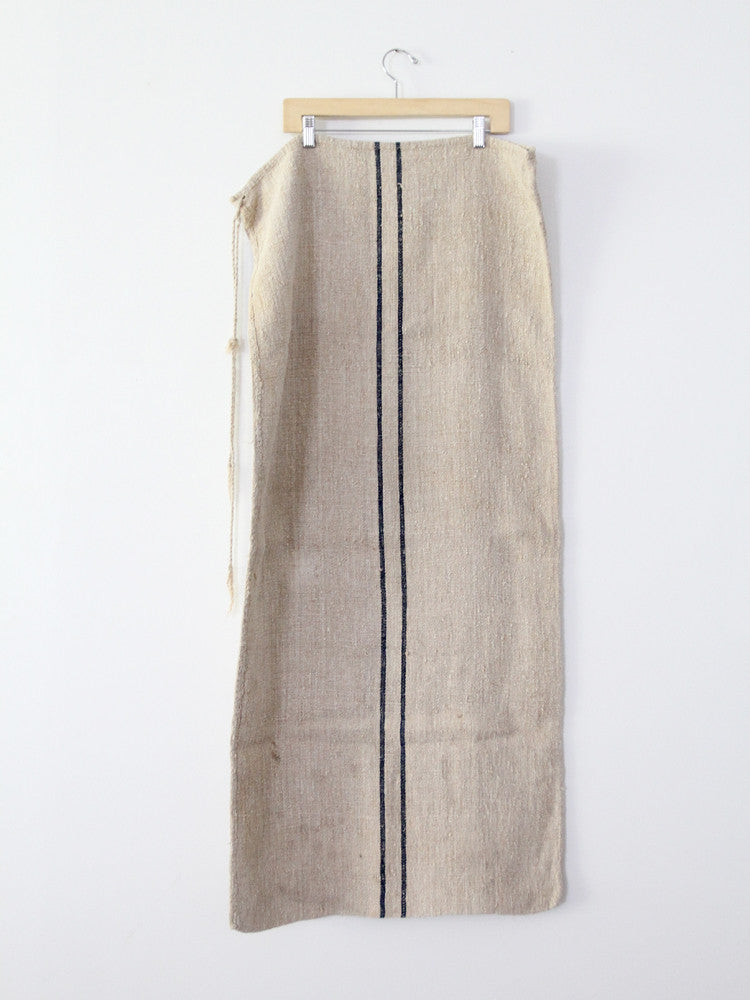 antique homespun grain sack