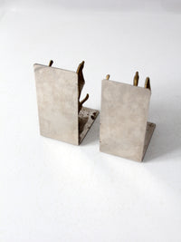 mid-century duck bookends