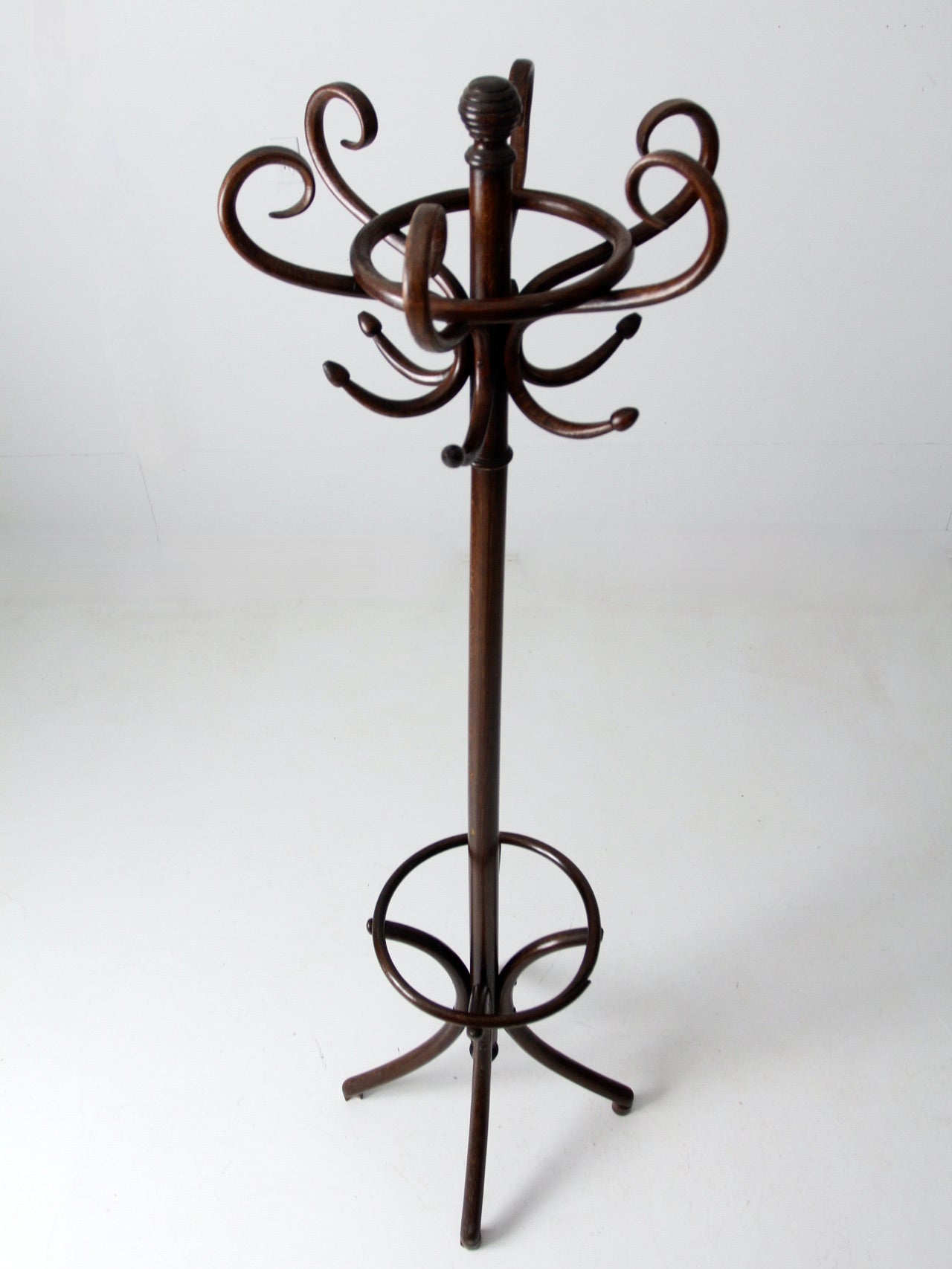 antique bentwood hall tree