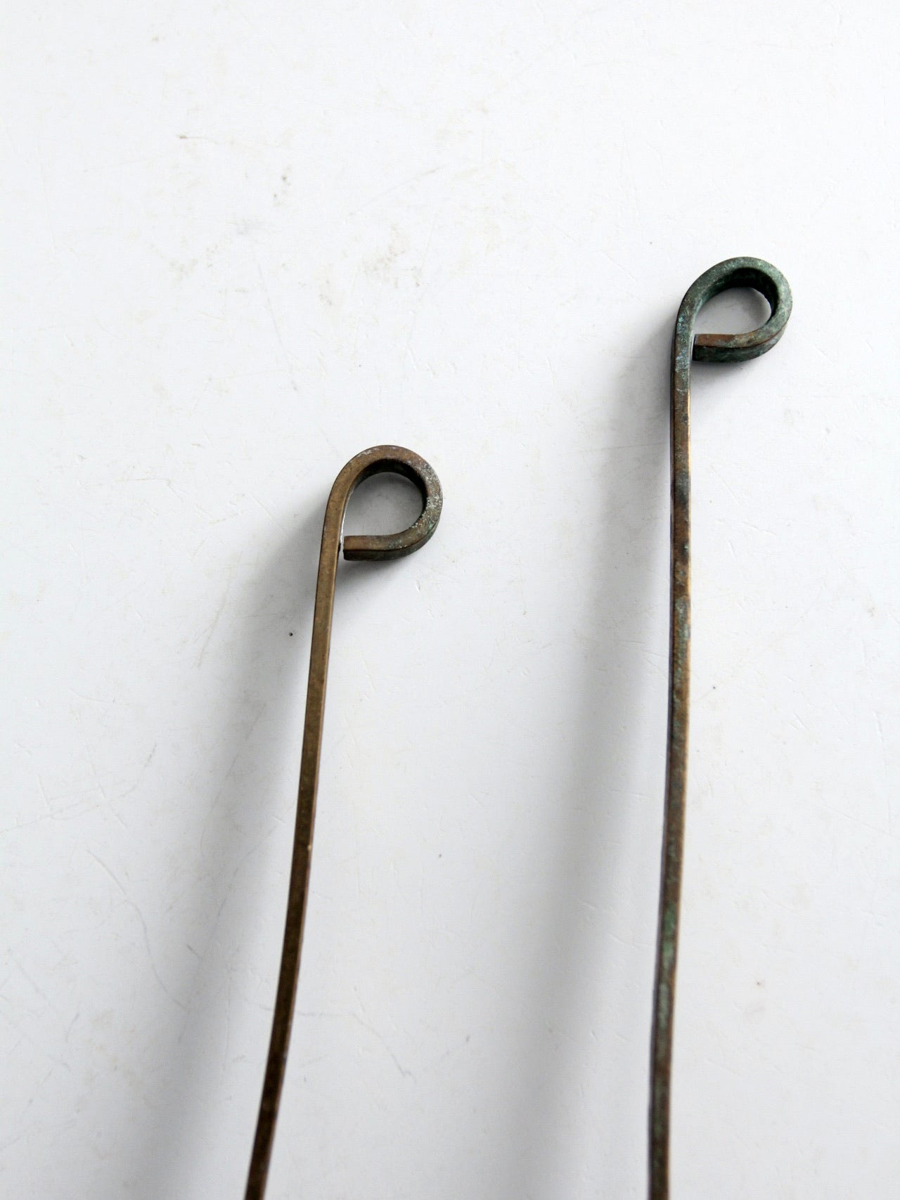 antique copper liquor ladles