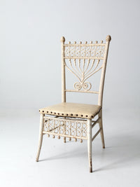 antique wicker chair