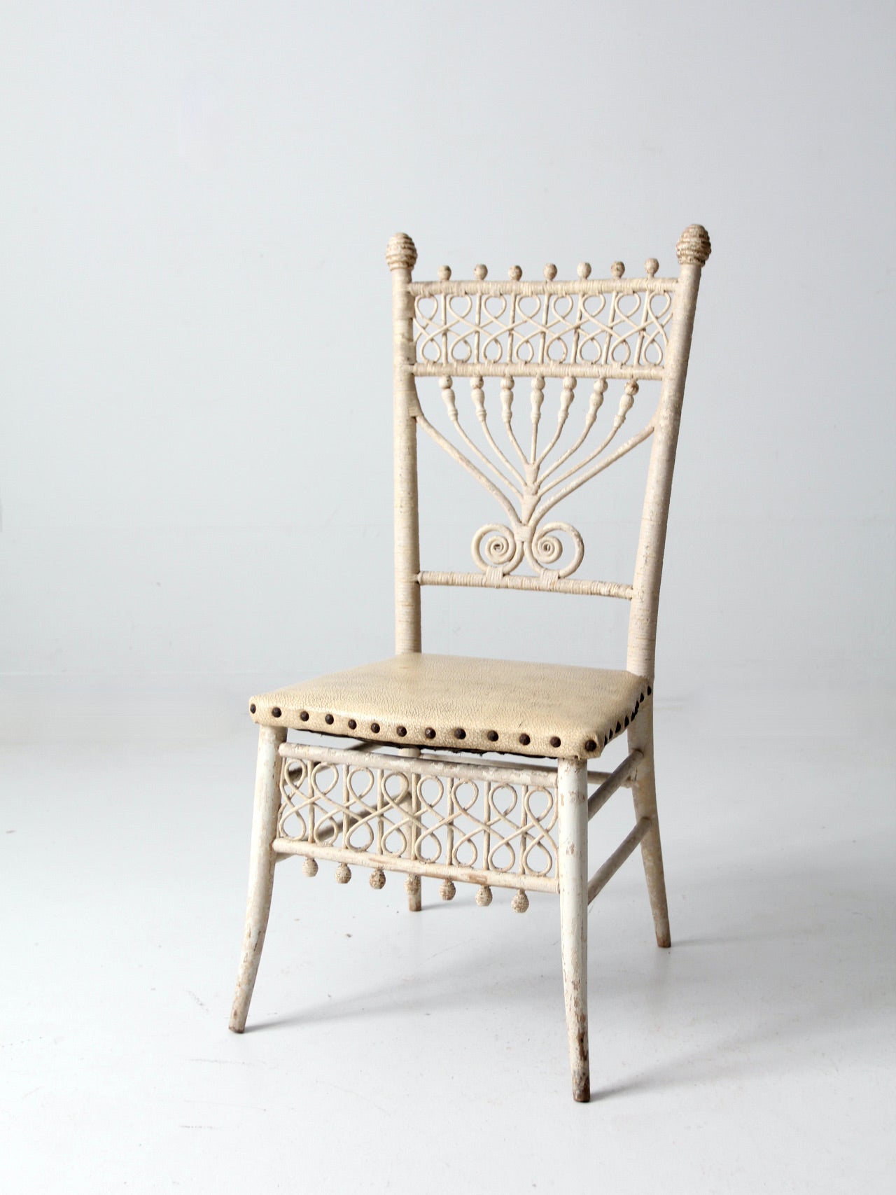 antique wicker chair
