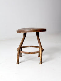 vintage industrial metal stool