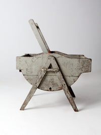 antique rocking laundry wash tub