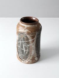 vintage Sauer studio pottery vase