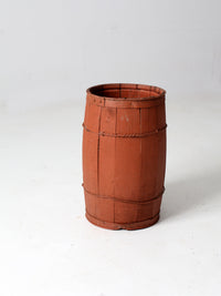 antique red barrel