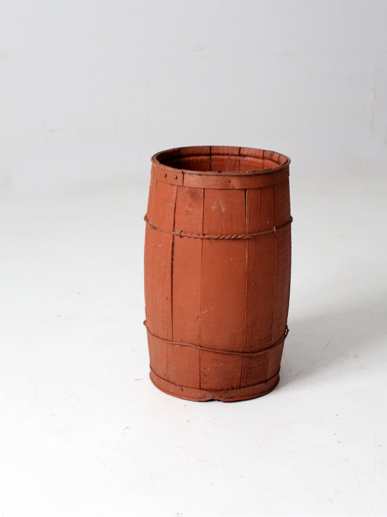 antique red barrel