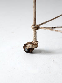 Victorian wire plant stand