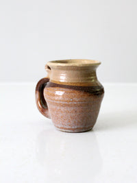 vintage studio pottery mug