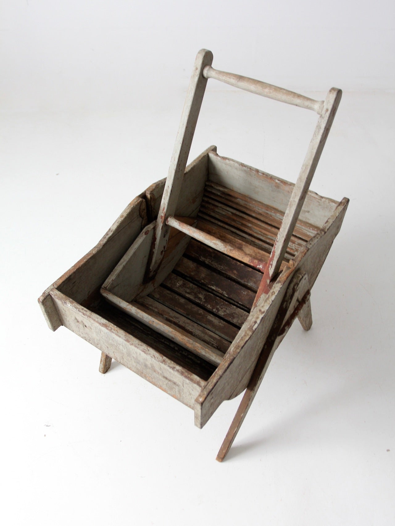 antique rocking laundry wash tub