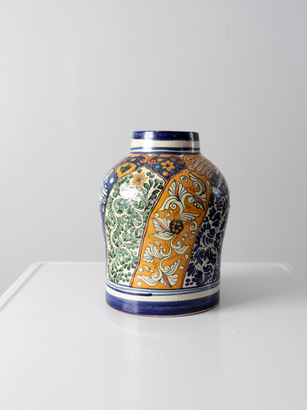 vintage Talavera style vase