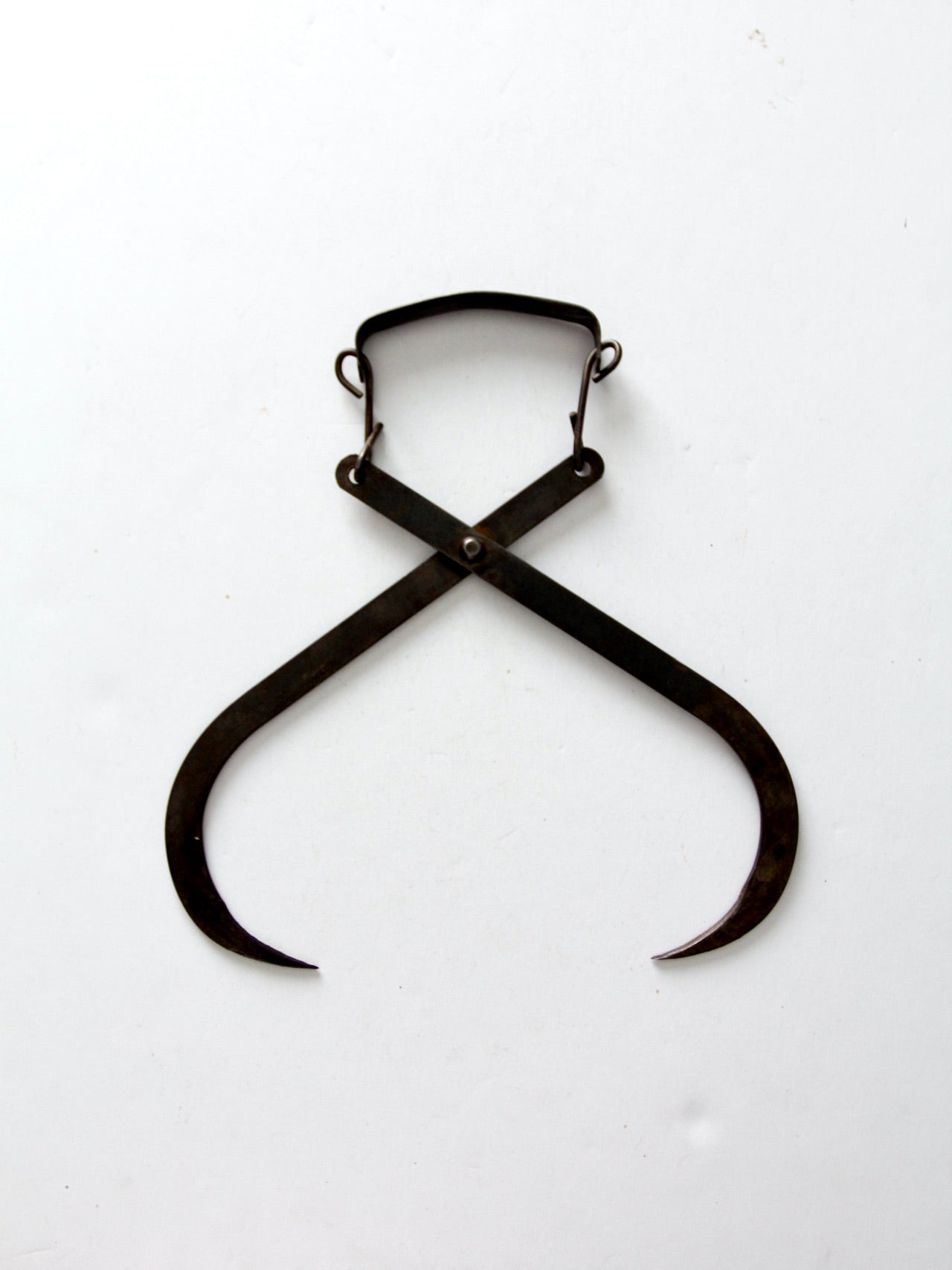 antique ice hook tongs