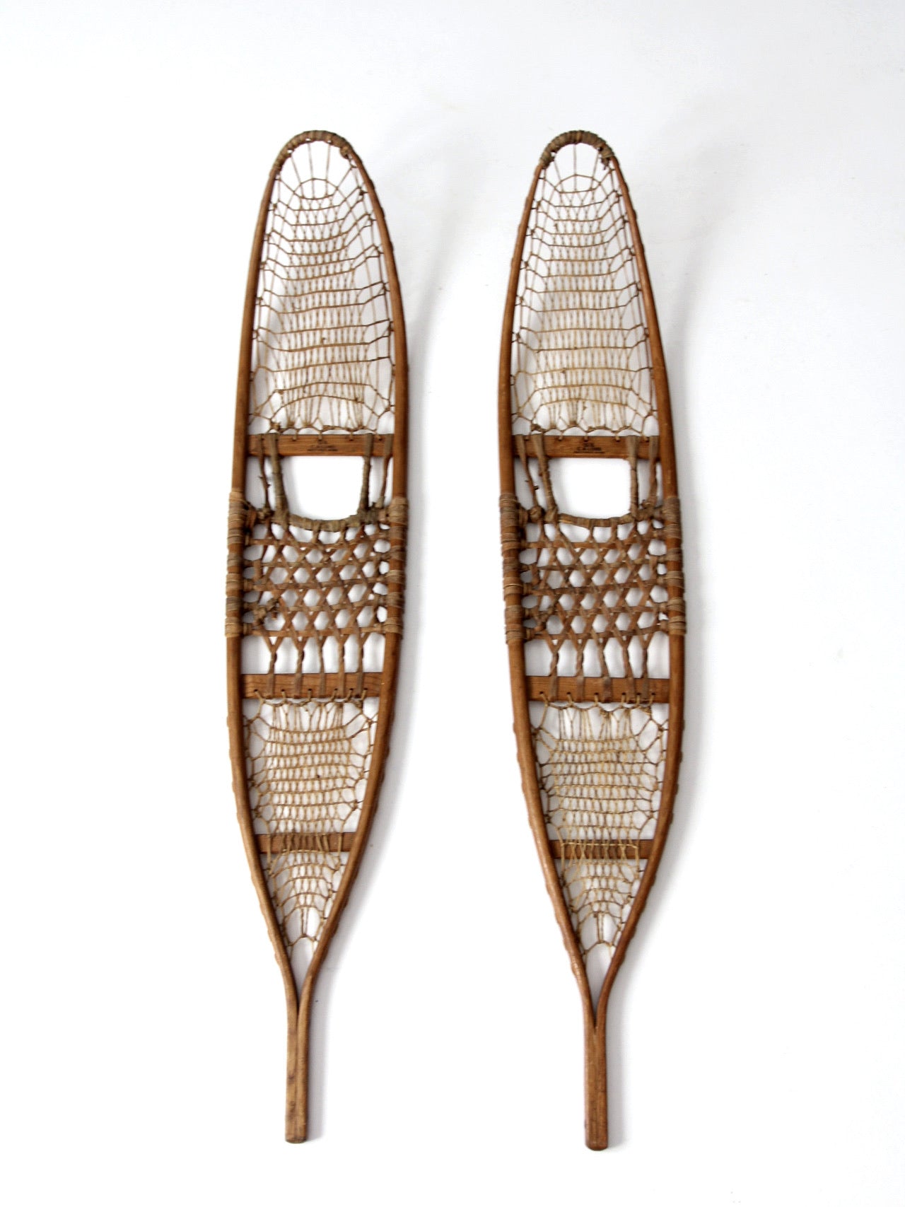 vintage CA Lund snowshoes