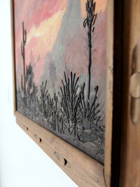 vintage southwestern landscape painting