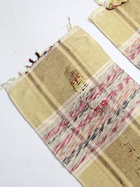 vintage American rag rugs pair