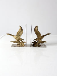 mid-century duck bookends