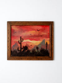 vintage southwestern landscape painting