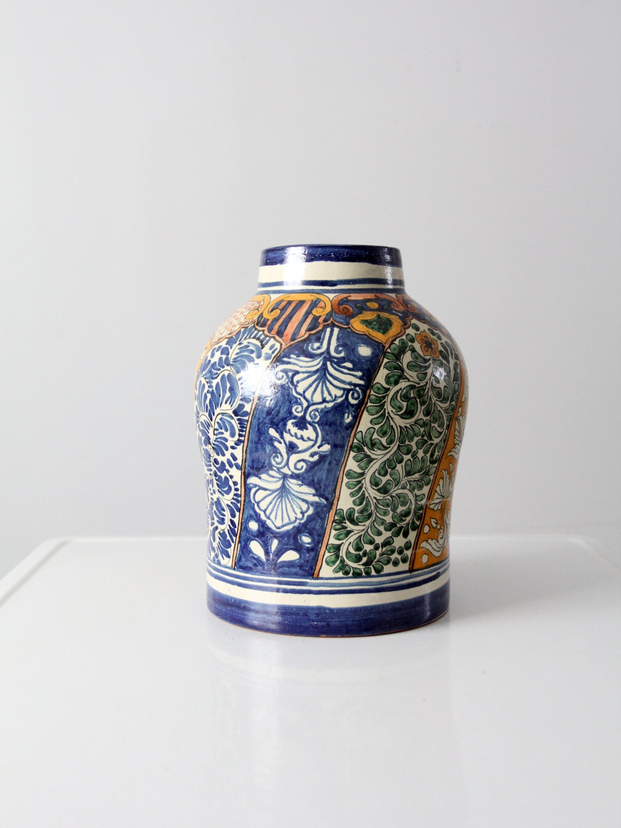 vintage Talavera style vase