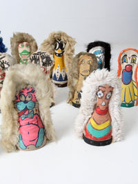 carnival knock down dolls circa 1930