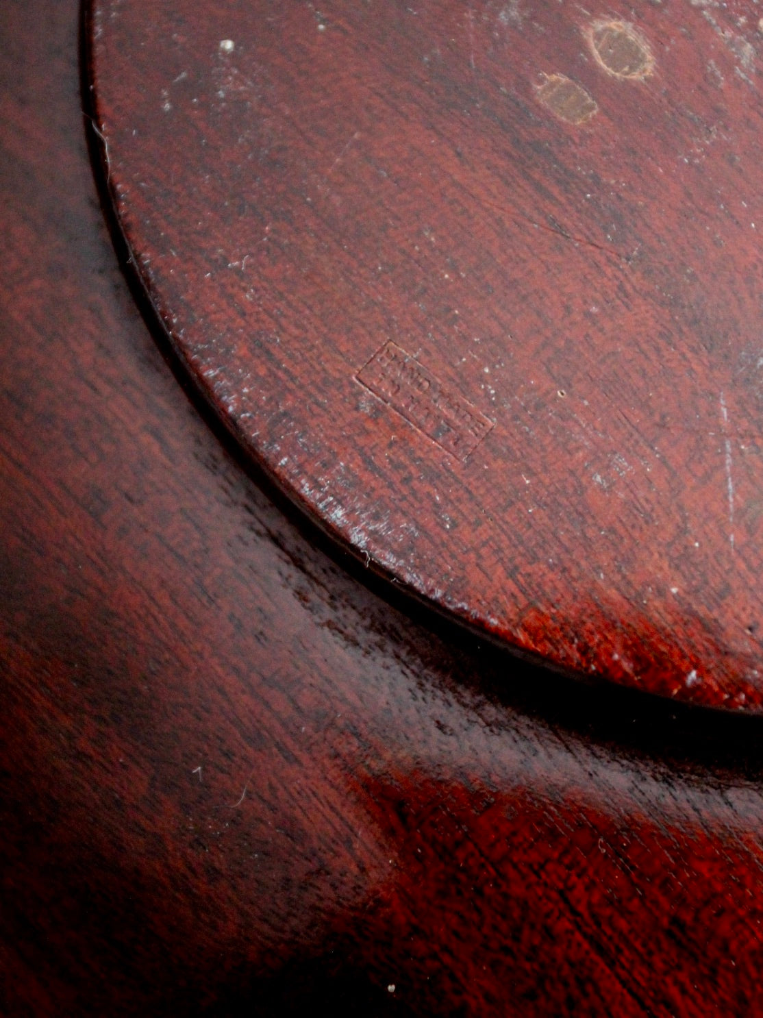 mid-century tropical wooden bowl pair