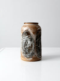 vintage Sauer studio pottery vase