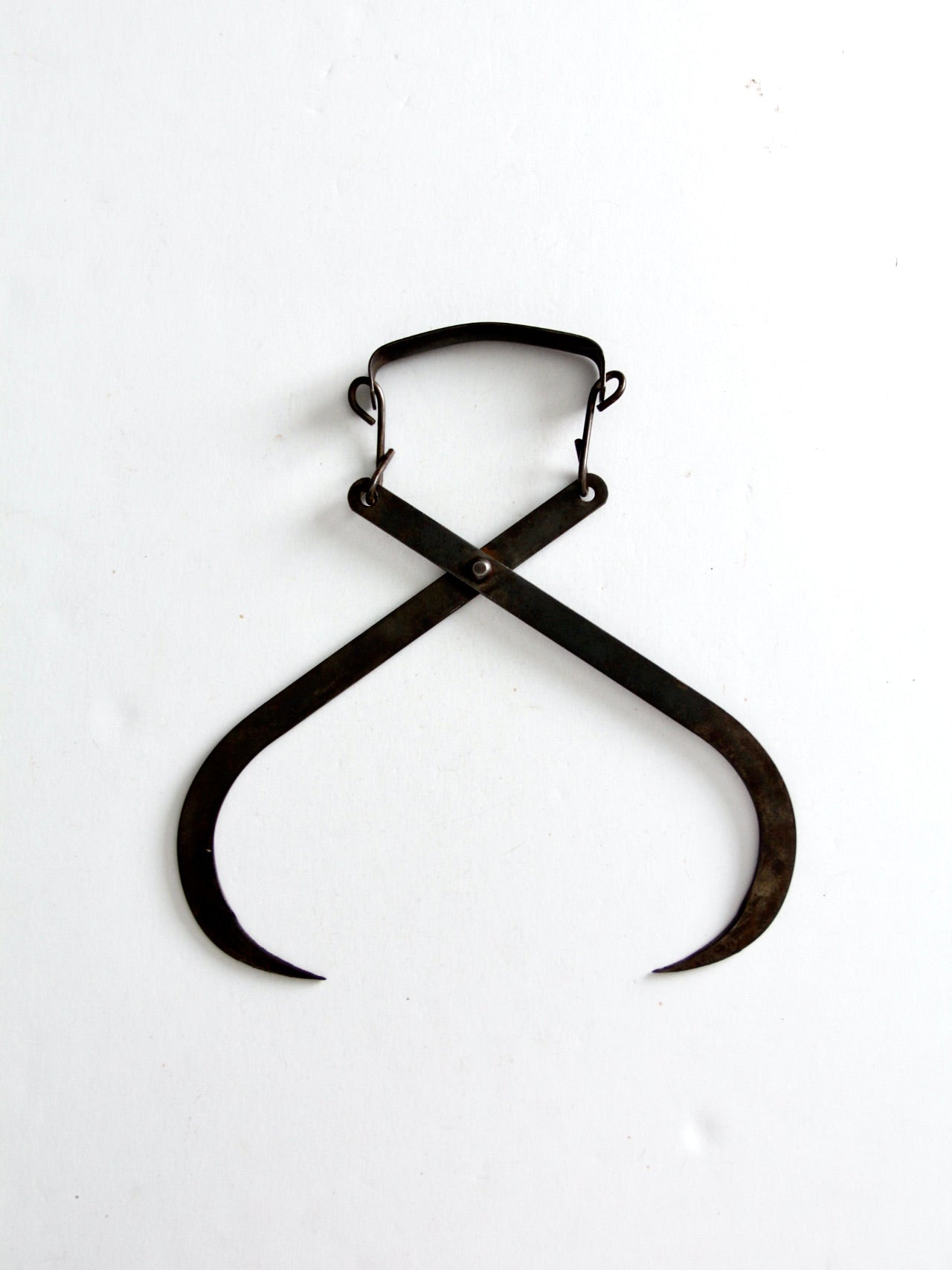 antique ice hook tongs