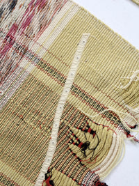 vintage American rag rugs pair