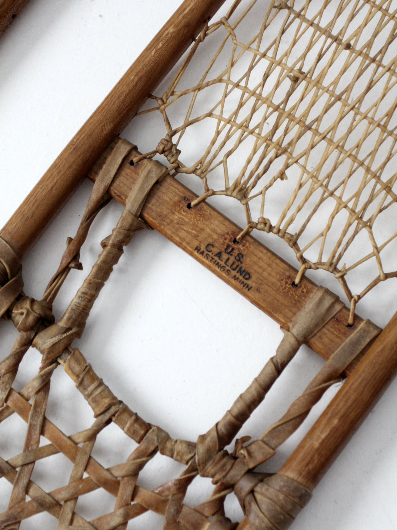 vintage CA Lund snowshoes