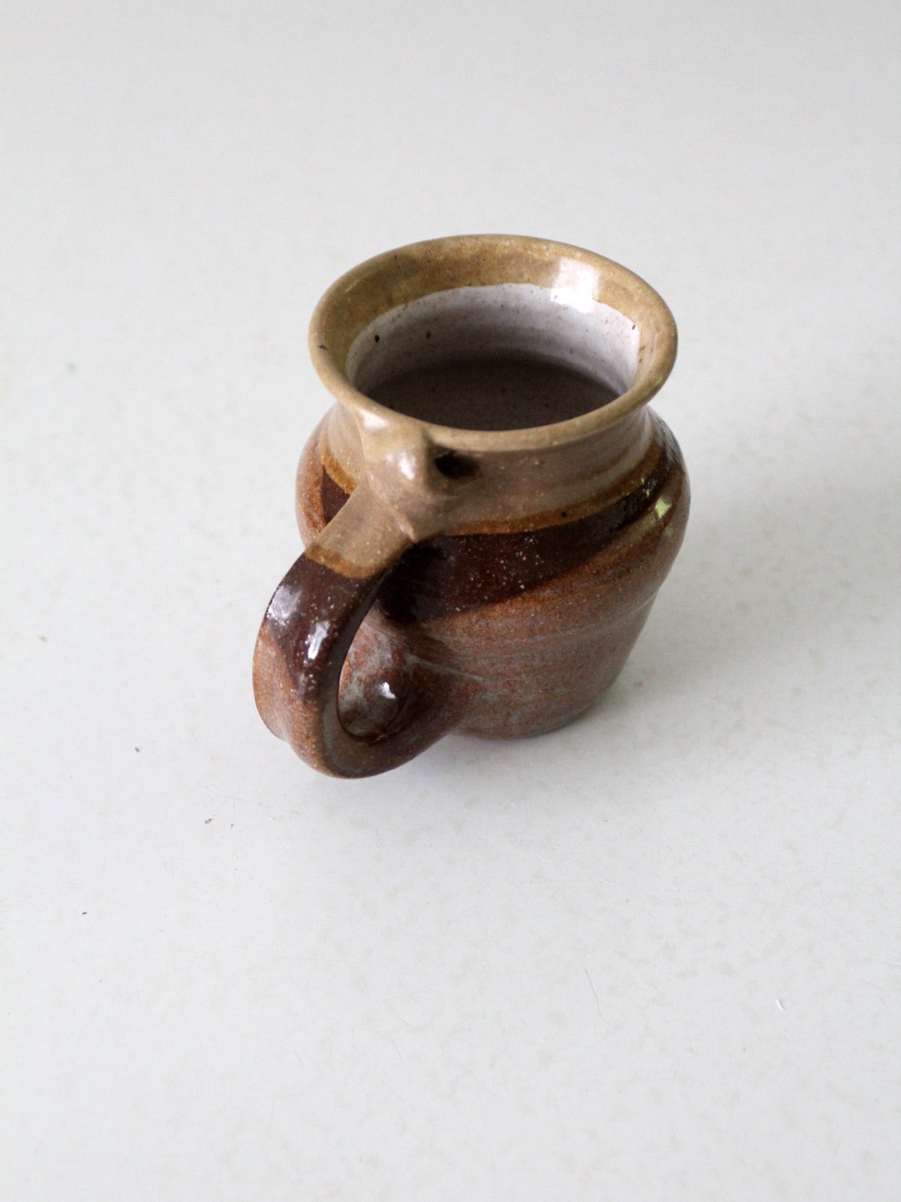 vintage studio pottery mug