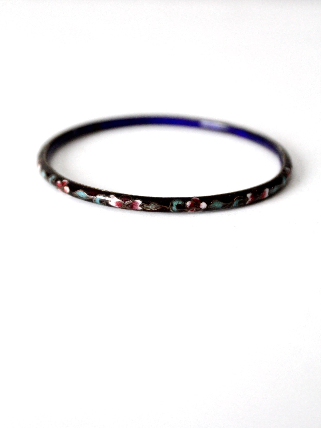 vintage cloisonne bangle bracelet
