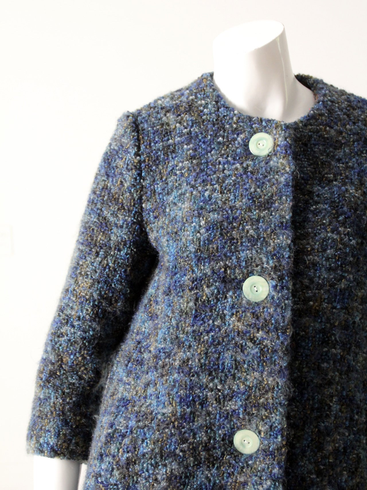 vintage 60s tweed coat