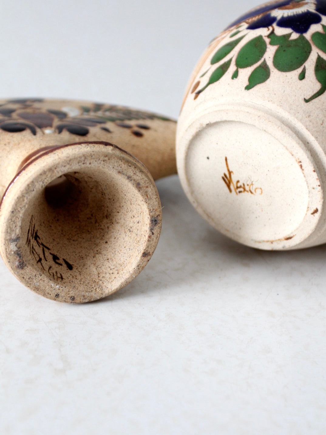 vintage Tonala pottery set of 3