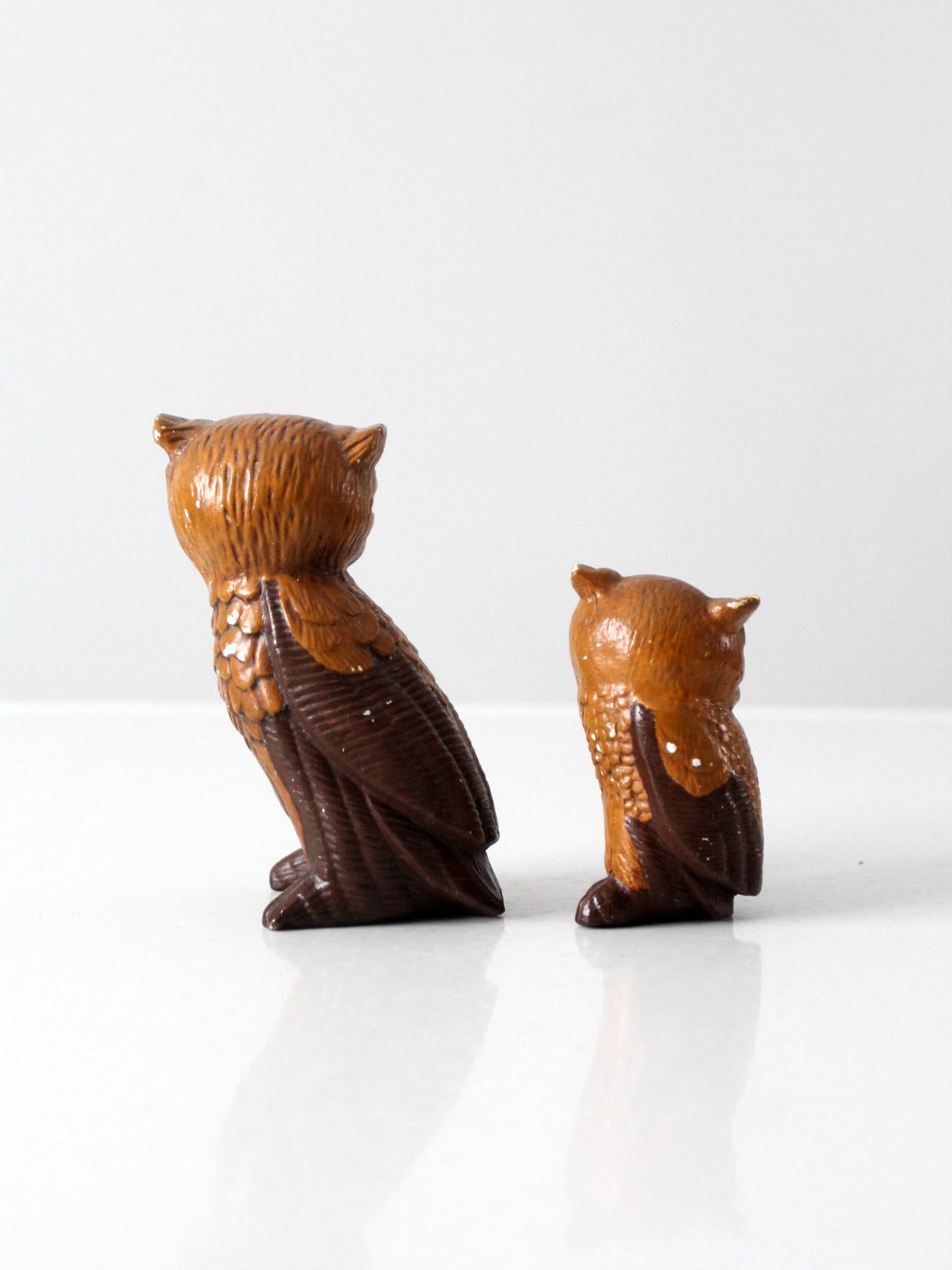 mid-century owls pair