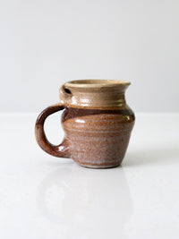 vintage studio pottery mug