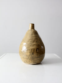 vintage free form studio pottery vase