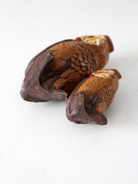 mid-century owls pair