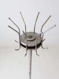vintage industrial standing rack