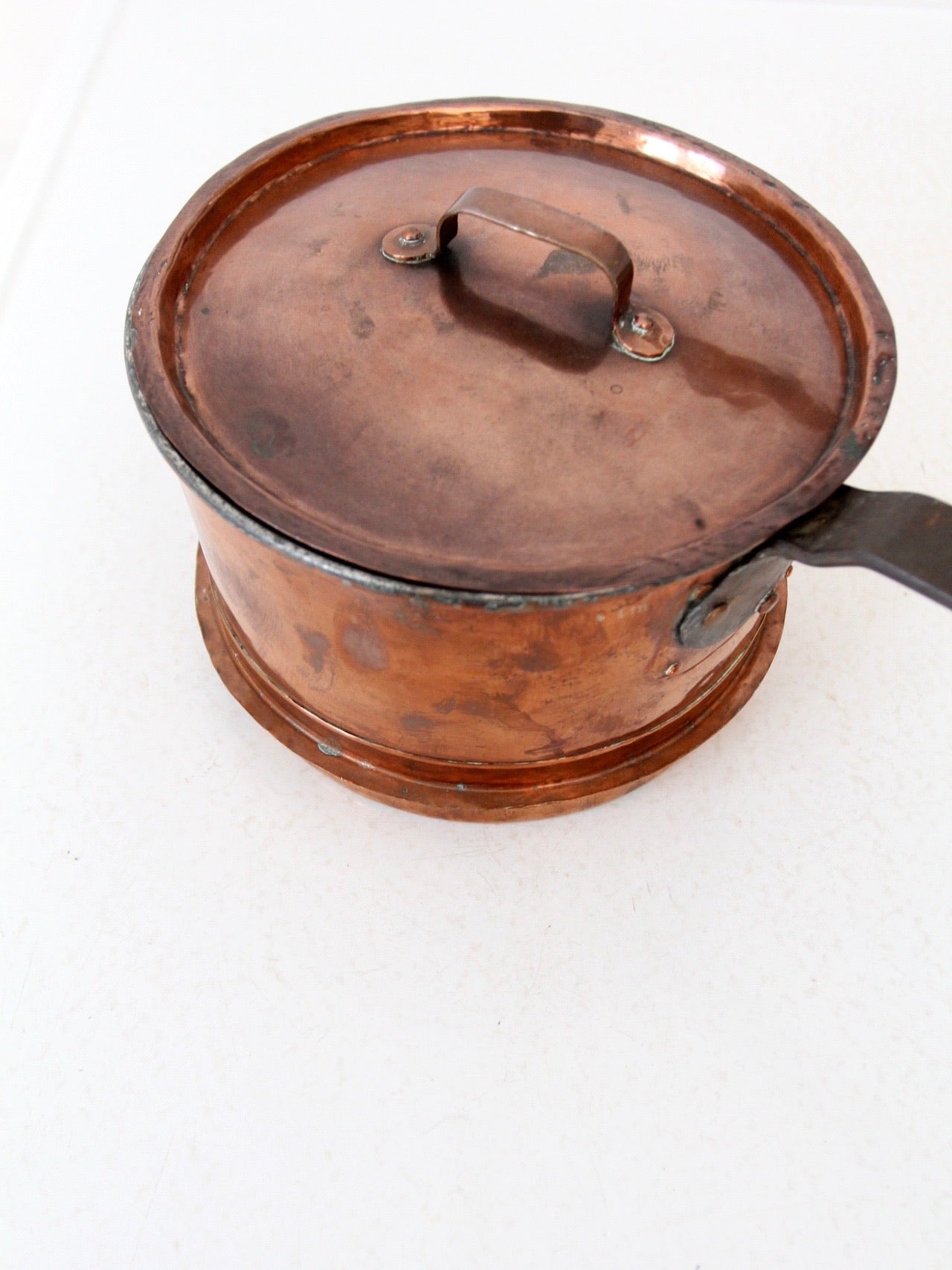 antique copper pot