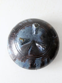 antique three footed bowl vase