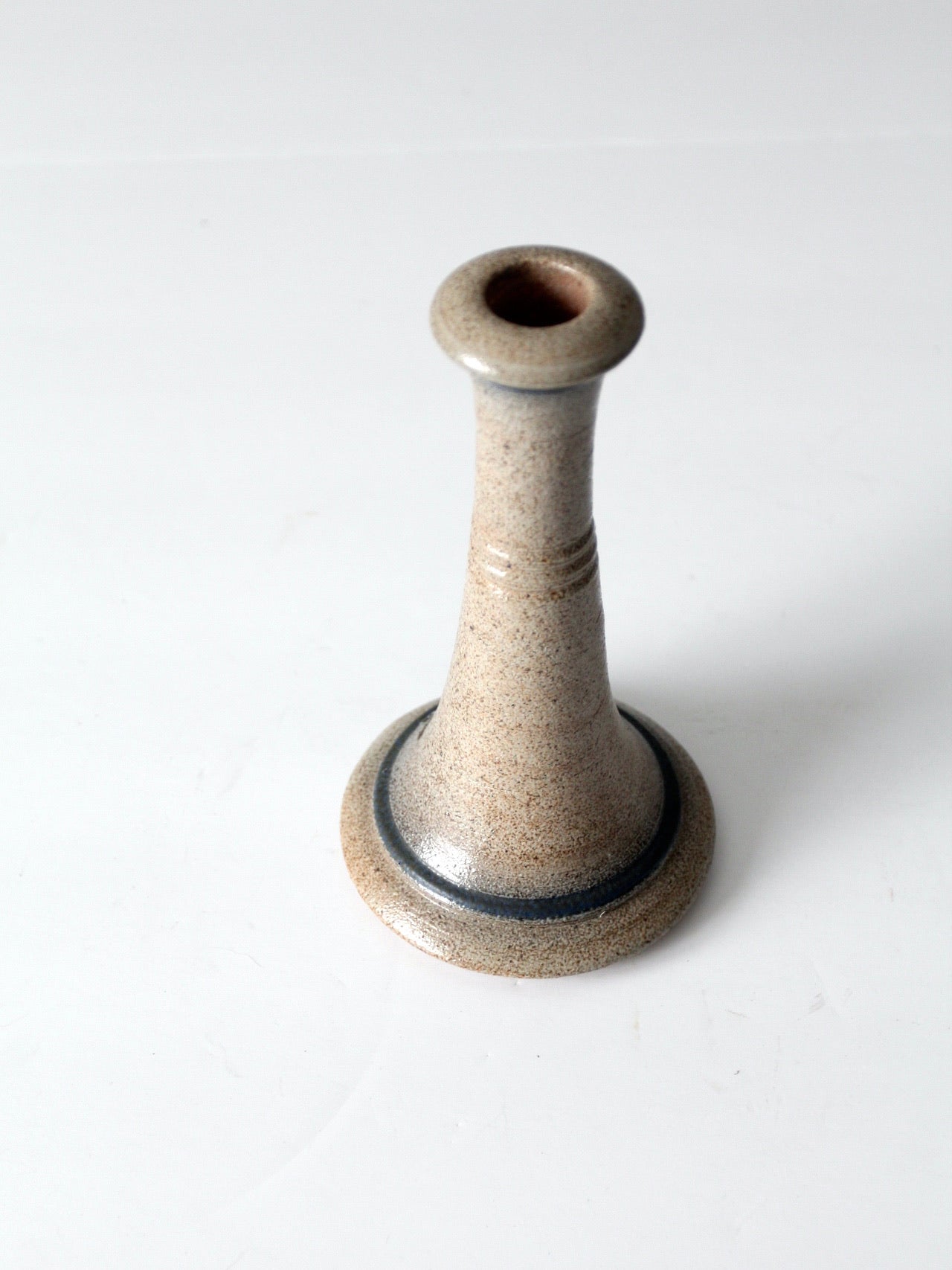 vintage studio pottery candleholder