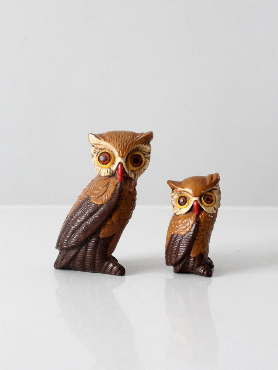 mid-century owls pair