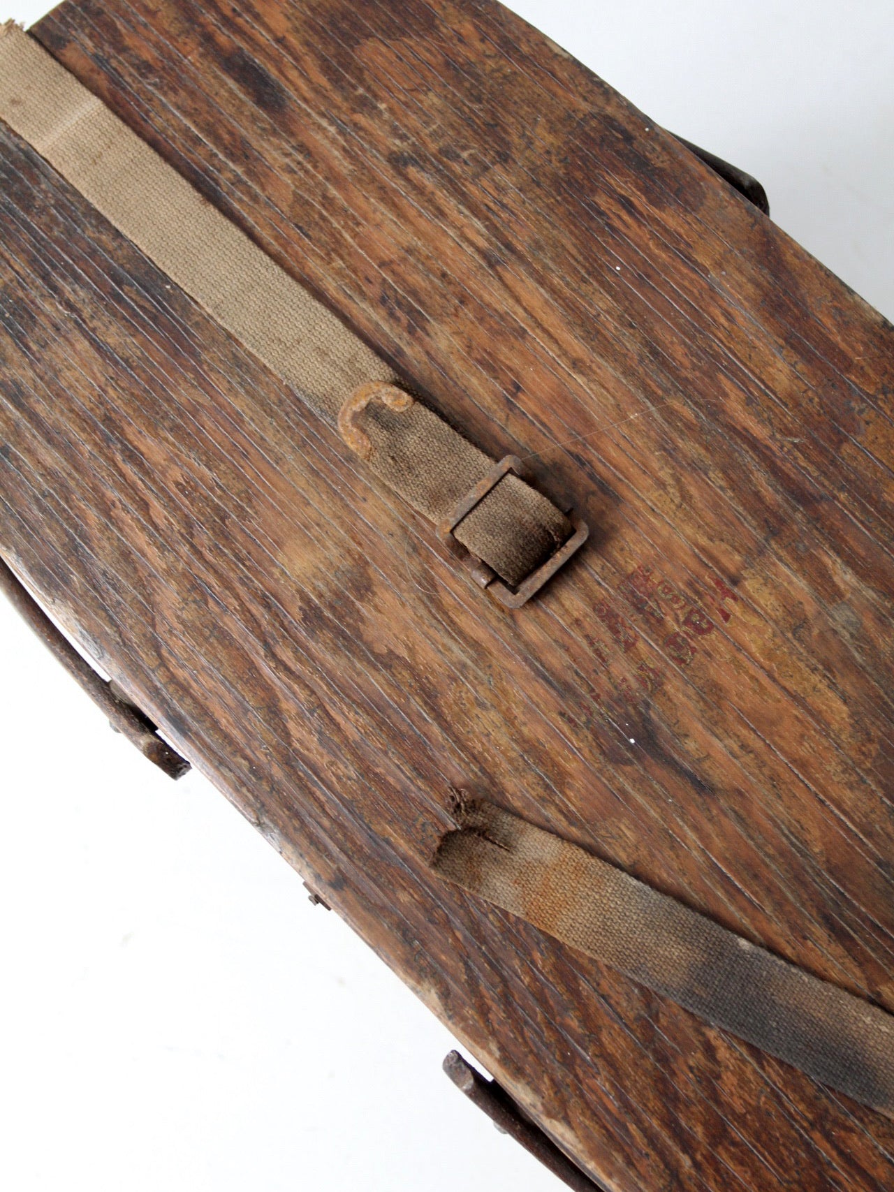 antique Hawkeye Basket insulated picnic basket